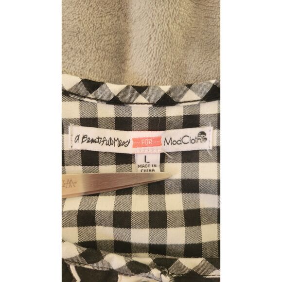 ModCloth × A Beautiful Mess Gingham Dress - Picture 3 of 4